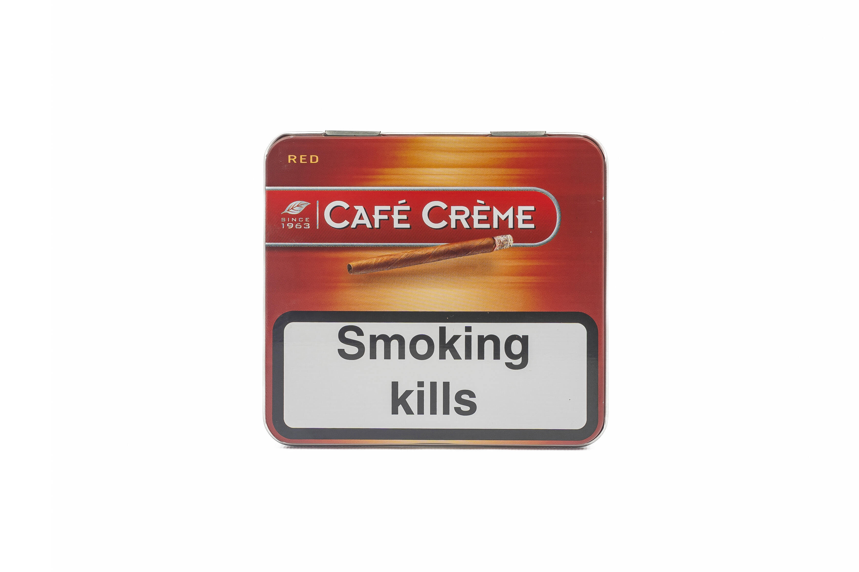 CAFE CREME TIN RED 10 CIGARILLOS